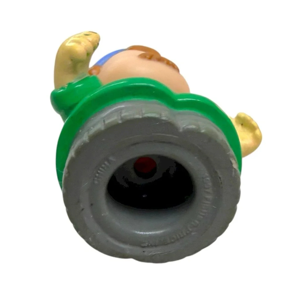 Fisher Price Little People Recycling Truck Toy W/ Figure Sound Singing WORKS!‎